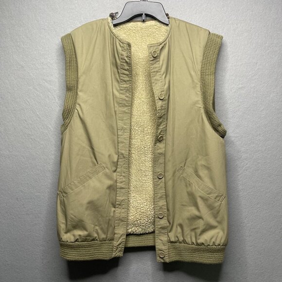 Mulberry Street Vintage 2-Piece Jacket With Vest Wool Blend Plaid Beige Size 11/ - Picture 13 of 16